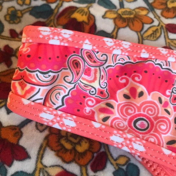 NWT Cheeky Coral Printed Bikini Bottoms Colorful - Picture 5 of 5